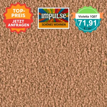 Vorwerk Violetta 1Q07 – Teppichboden in Farbe 1Q07, Velours-Oberfläche